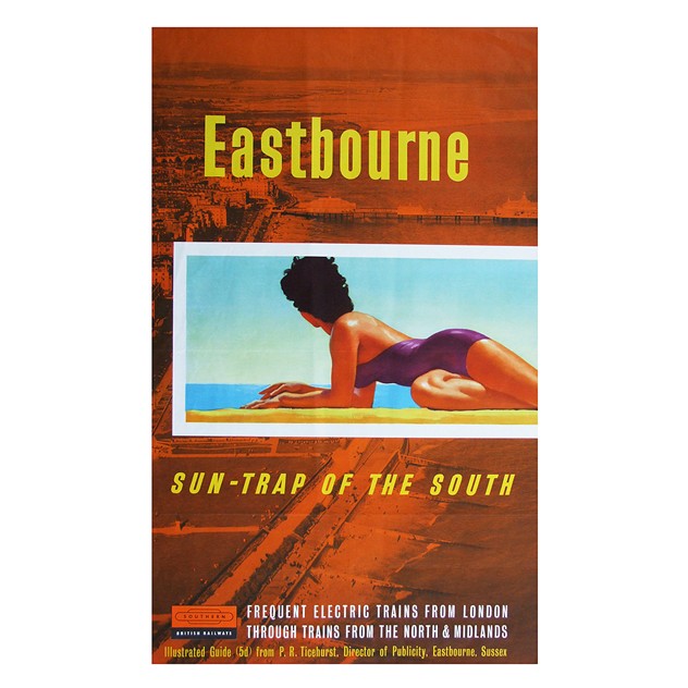 1960's Eastbourne Travel Poster Seaside Art-fears-and-kahn-eastbournesuntrap poster_main.jpg